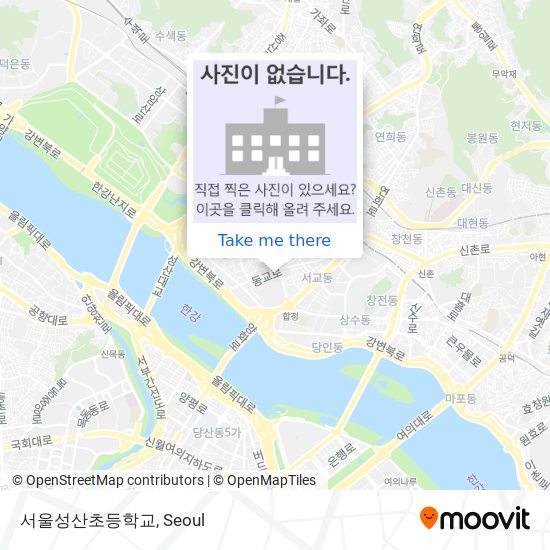 서울성산초등학교 map