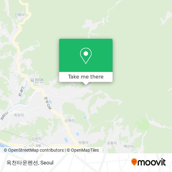 옥천타운펜션 map