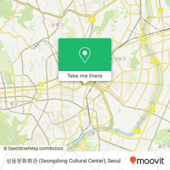 성동문화회관 (Seongdong Cultural Center) map