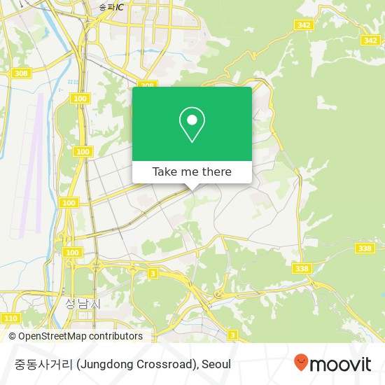 중동사거리 (Jungdong Crossroad) map