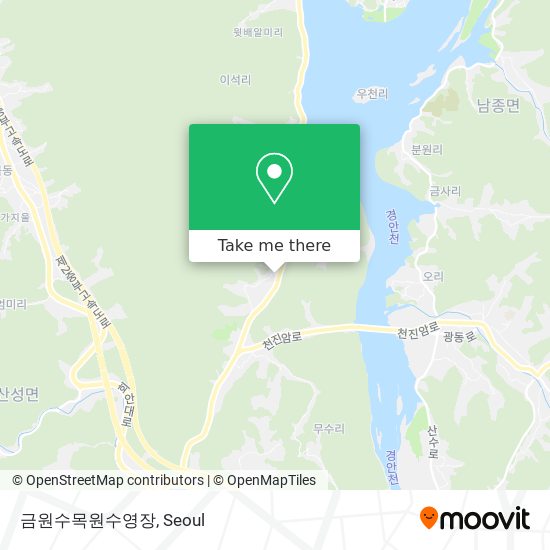 금원수목원수영장 map