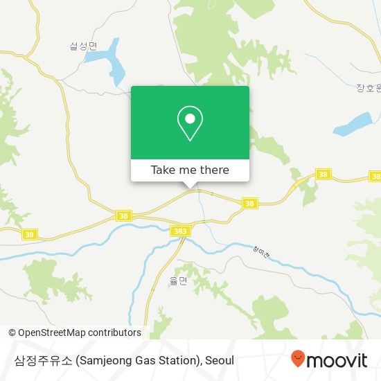 삼정주유소 (Samjeong Gas Station) map