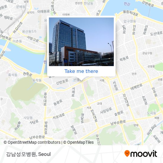 강남성모병원 map