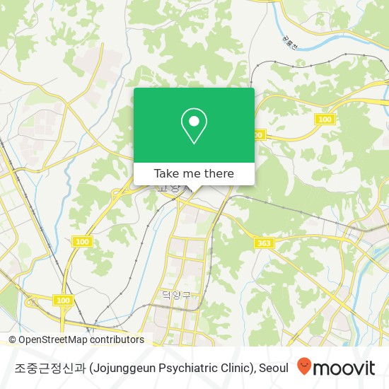 조중근정신과 (Jojunggeun Psychiatric Clinic) map
