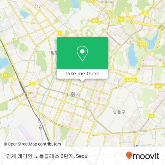 인계 래미안 노블클래스 2단지 map