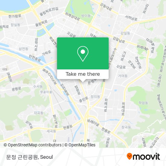 문정 근린공원 map