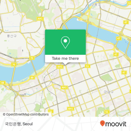 국민은행 map