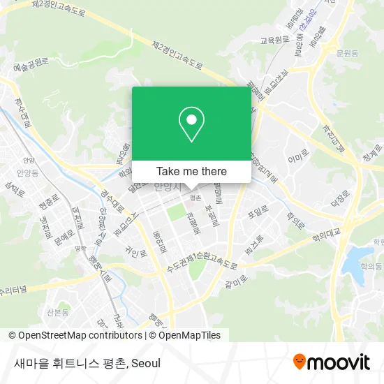 새마을 휘트니스 평촌 map
