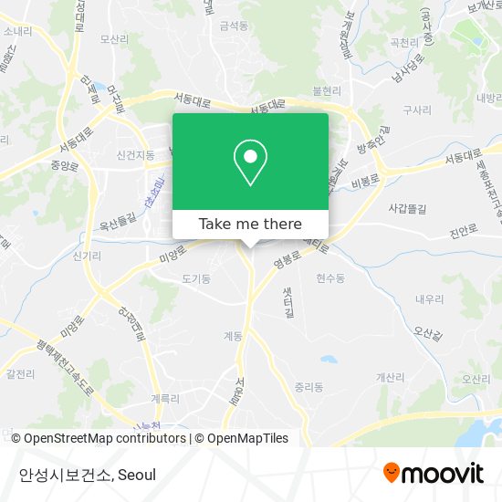 안성시보건소 map