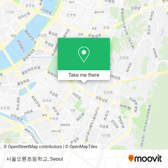 서울오륜초등학교 map