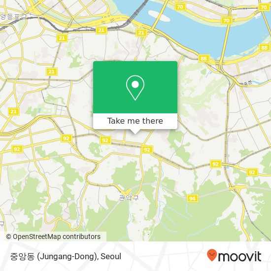 중앙동 (Jungang-Dong) map
