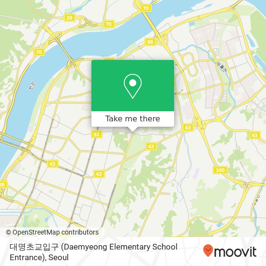 대명초교입구 (Daemyeong Elementary School Entrance) map