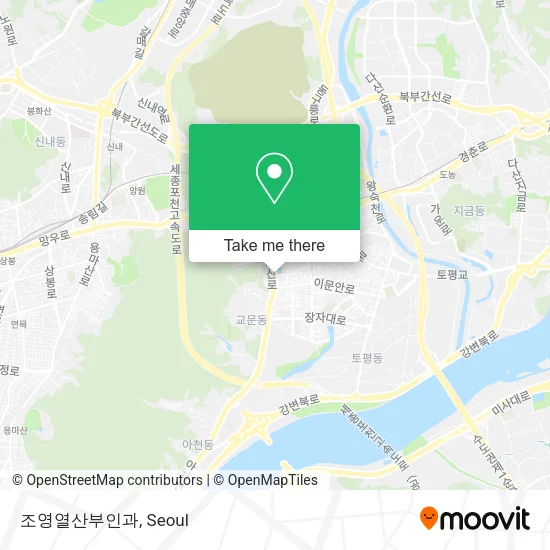 조영열산부인과 map