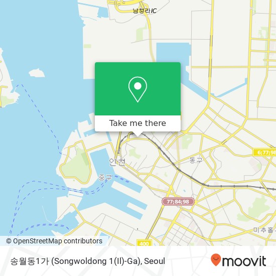 송월동1가 (Songwoldong 1(Il)-Ga) map