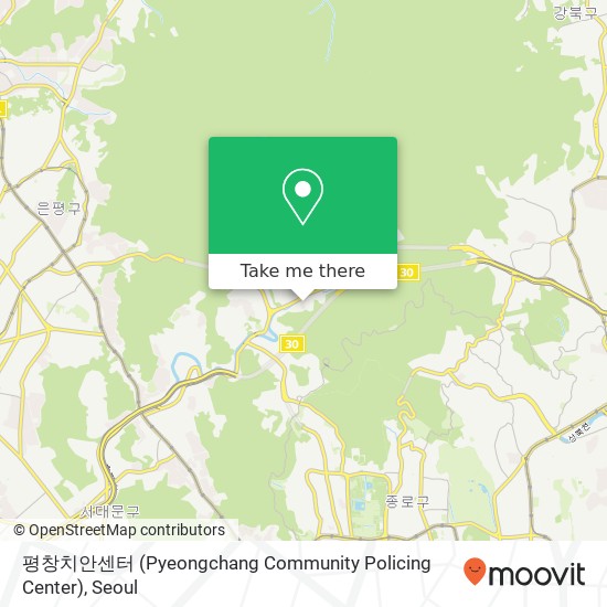 평창치안센터 (Pyeongchang Community Policing Center) map