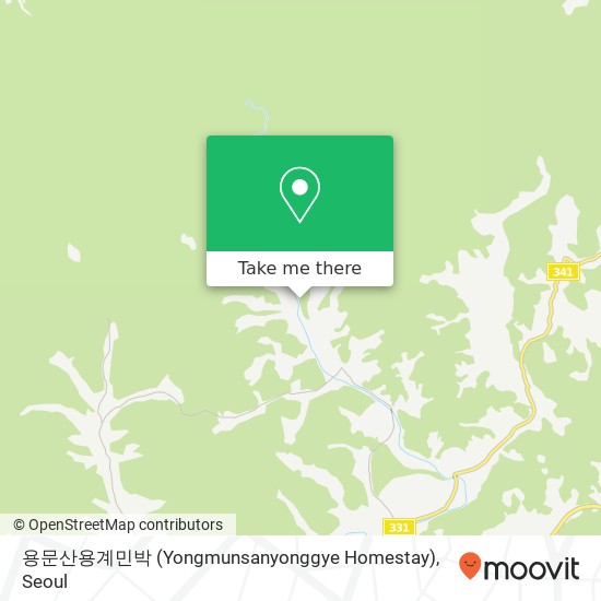 용문산용계민박 (Yongmunsanyonggye Homestay) map