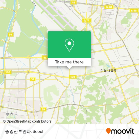 중앙산부인과 map