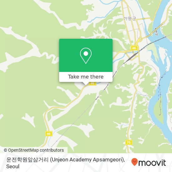 운전학원앞삼거리 (Unjeon Academy Apsamgeori) map