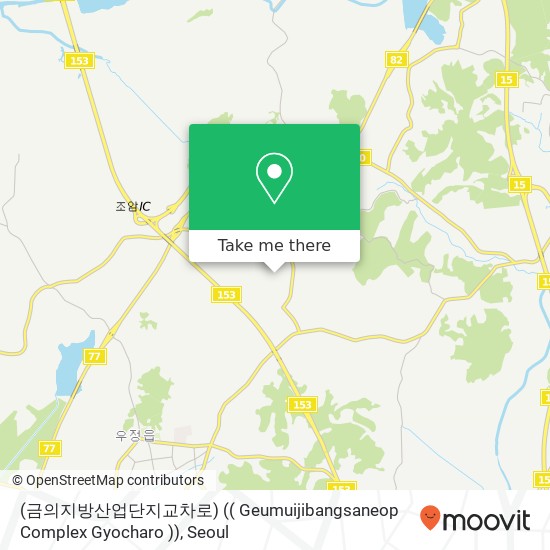 (금의지방산업단지교차로) (( Geumuijibangsaneop Complex Gyocharo )) map