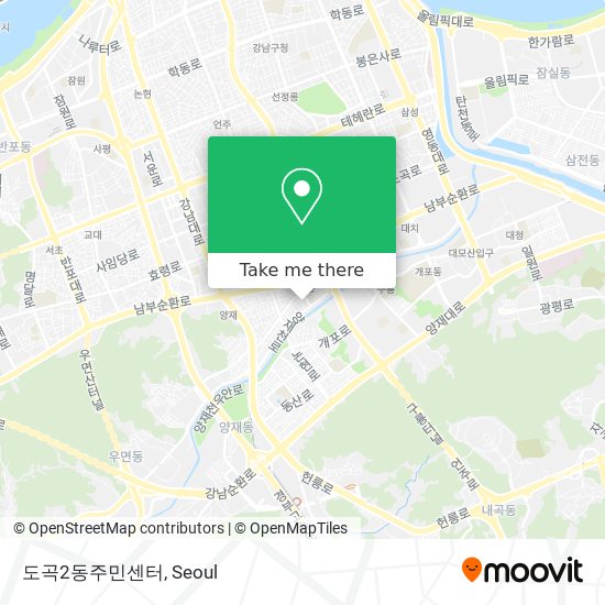 도곡2동주민센터 map