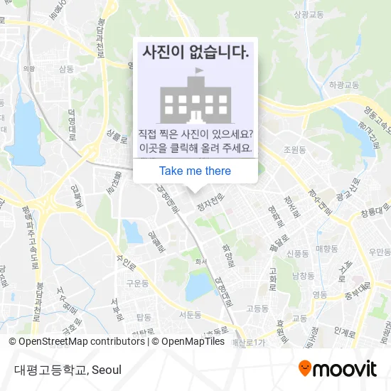 대평고등학교 map