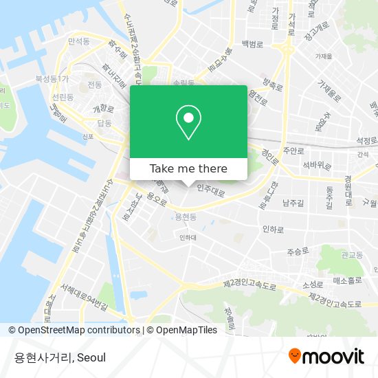 용현사거리 map