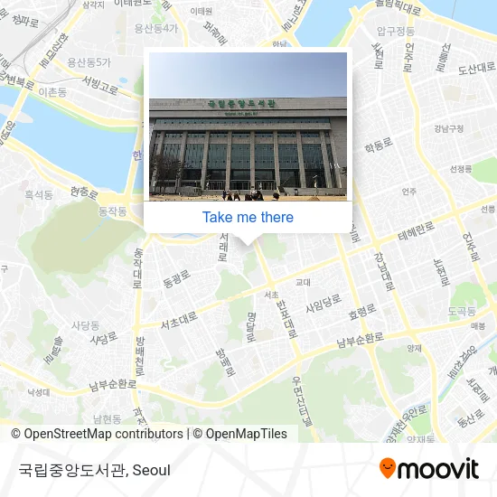 국립중앙도서관 map