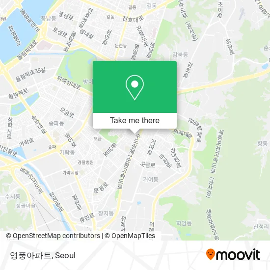 영풍아파트 map