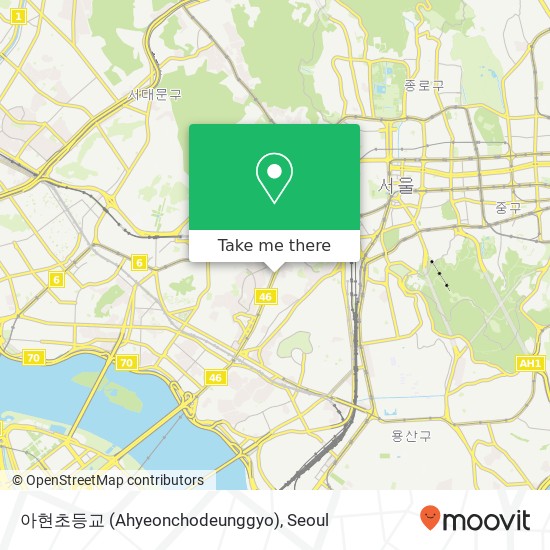 아현초등교 (Ahyeonchodeunggyo) map