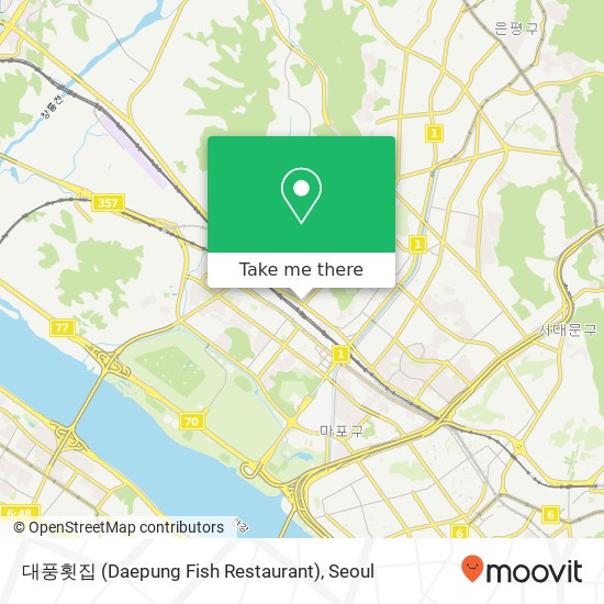 대풍횟집 (Daepung Fish Restaurant) map