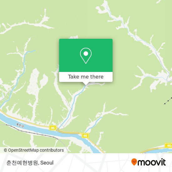 춘천예현병원 (Chuncheonyehyeon Hospital) map