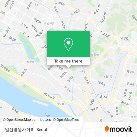 일산병원사거리 map