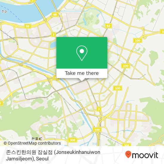 존스킨한의원 잠실점 (Jonseukinhanuiwon  Jamsiljeom) map