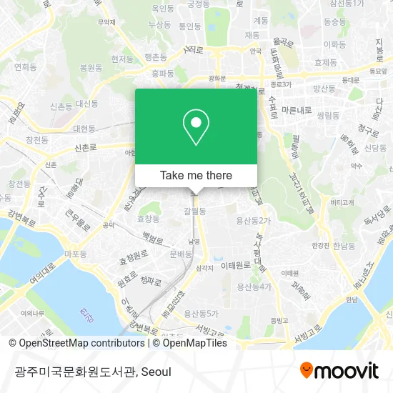 광주미국문화원도서관 map