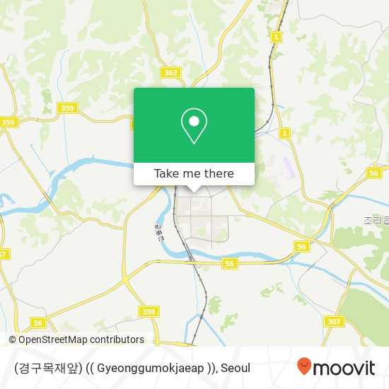 (경구목재앞) (( Gyeonggumokjaeap )) map