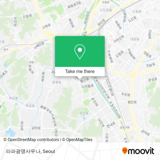 라파광명사우나 map