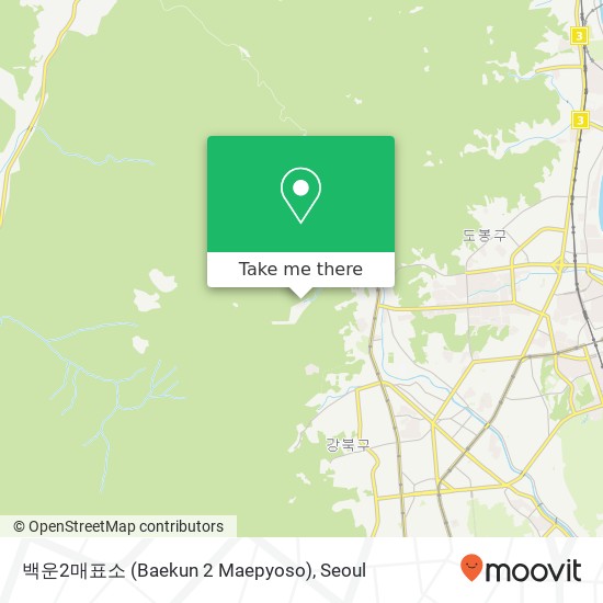 백운2매표소 (Baekun 2 Maepyoso) map