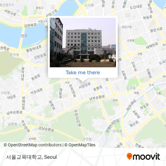 서울교육대학교 map