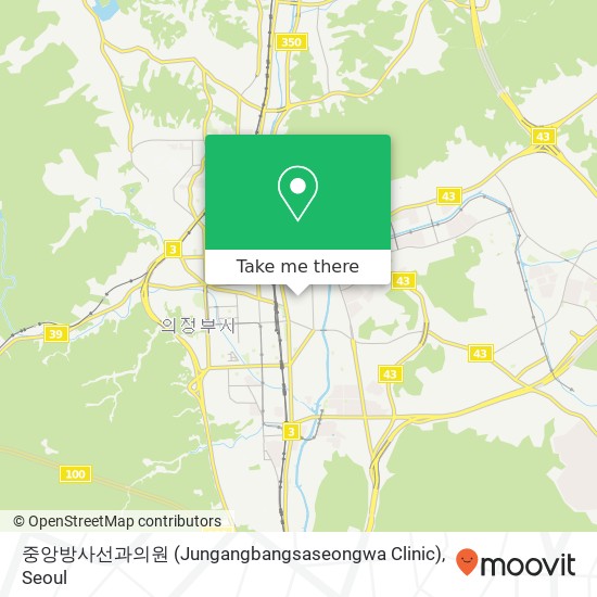 중앙방사선과의원 (Jungangbangsaseongwa Clinic) map