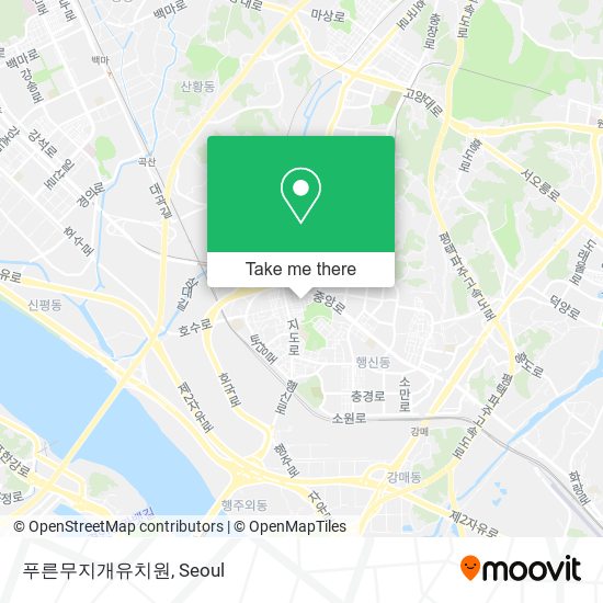 푸른무지개유치원 map