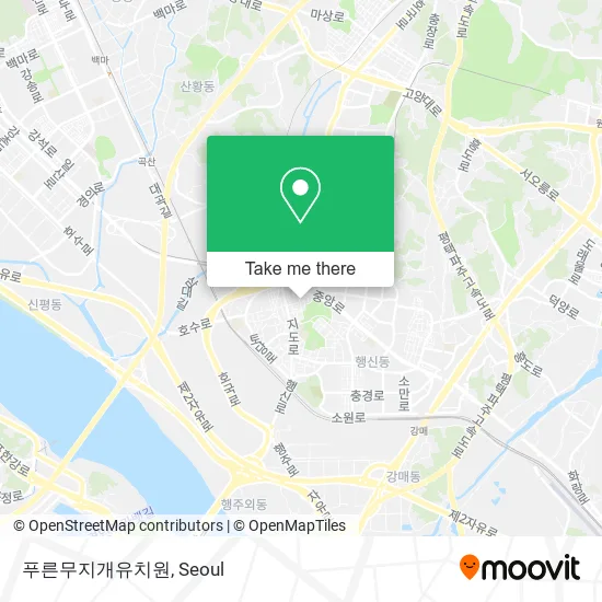 푸른무지개유치원 map
