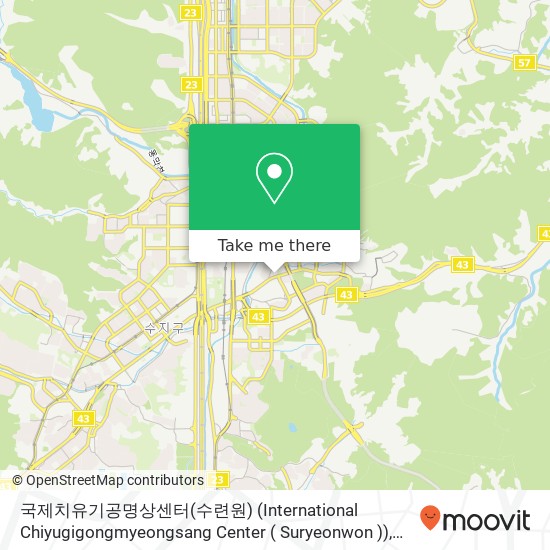 국제치유기공명상센터(수련원) (International Chiyugigongmyeongsang Center ( Suryeonwon )) map