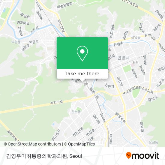 김영우마취통증의학과의원 map