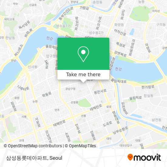 삼성동롯데아파트 map