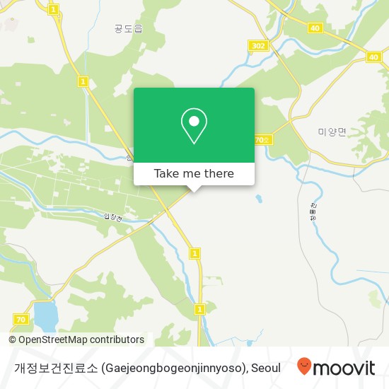 개정보건진료소 (Gaejeongbogeonjinnyoso) map