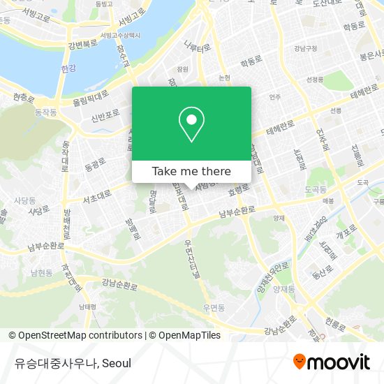 유승대중사우나 map