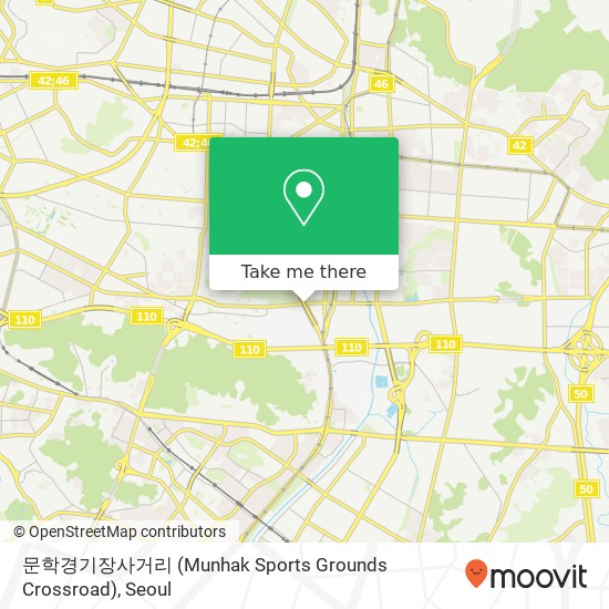 문학경기장사거리 (Munhak Sports Grounds Crossroad) map