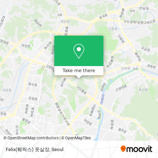 Felix(훼릭스) 풋살장 map