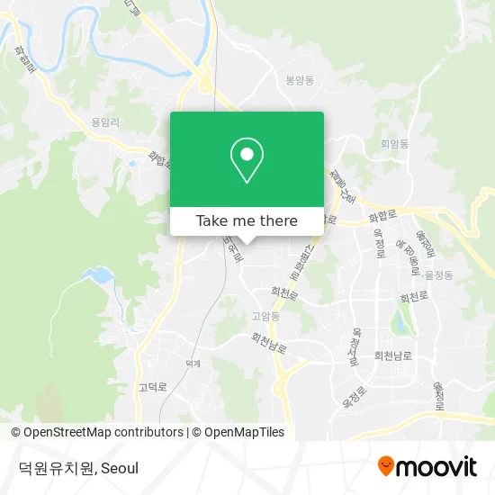 덕원유치원 map