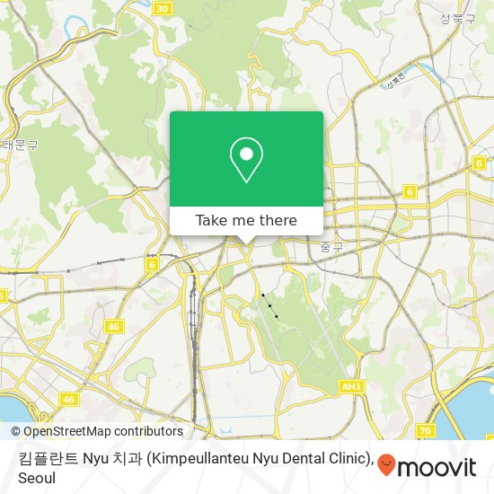 킴플란트 Nyu 치과 (Kimpeullanteu Nyu Dental Clinic) map